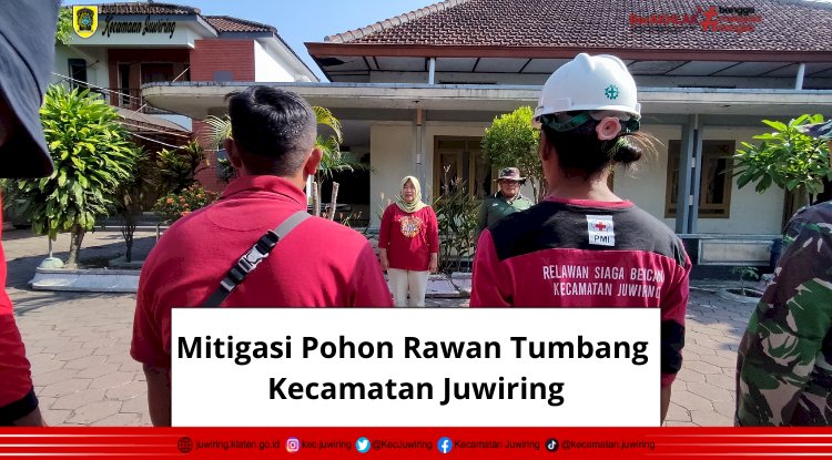 Mitigasi Pohon Rawan Tumbang Kecamatan Juwiring Kecamatan Juwiring