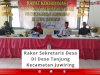 Rakor Sekretaris Desa di Desa Tanjung Kecamatan Juwiring