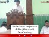 Sholat Subuh berjamaah di Masjid Al-Hadi Desa Tanjung