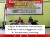 Rapat Koordinasi Perubahan APBDes Tahun Anggaran 2023 di Kecamatan Juwiring.