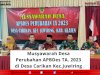 Musyawarah Desa Perubahan APBDes TA. 2023 di Desa Carikan