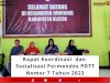 Rapat Koordinasi Dan Sosialisasi Permendes PDTT Nomor 7 Tahun 2023