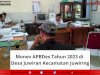 Monev APBDes Tahun 2023 di Desa Juwiran Kecamatan Juwiring