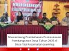 Musrenbang Pembahasan Perencanaan Pembangunan Desa Tahun 2025 di Desa Taji Kecamatan Juwiring
