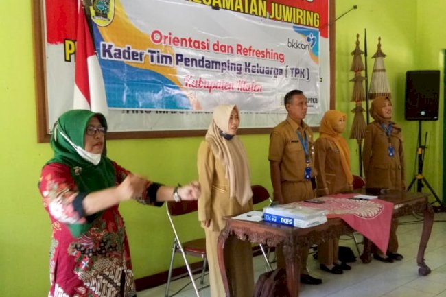 RAKOR ORIENTASI DAN REFRESING KADER TIM PENDAMPING KELUARGA  KEC.JUWIRING KAB.KLATEN 