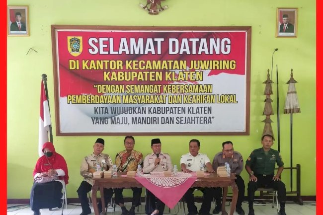 RAKOR PENGURUS FKUB KECAMATAN JUWIRING