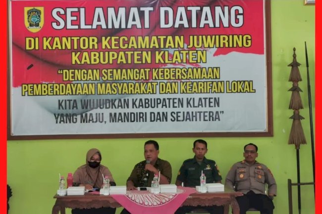 RAPAT LINTAS SEKTORAL KECAMATAN JUWIRING 2023