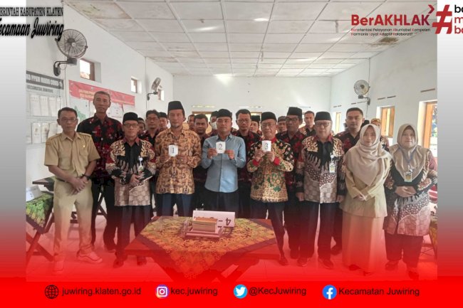 KEGIATAN PENETAPAN BAKAL CALON KEPALA DESA MENJADI CALON KEPALA DESA, PENGUNDIAN NOMOR URUT CALON KEPALA DESA DAN DEKLARASI DAMAI CALON KEPALA DESA TAJI