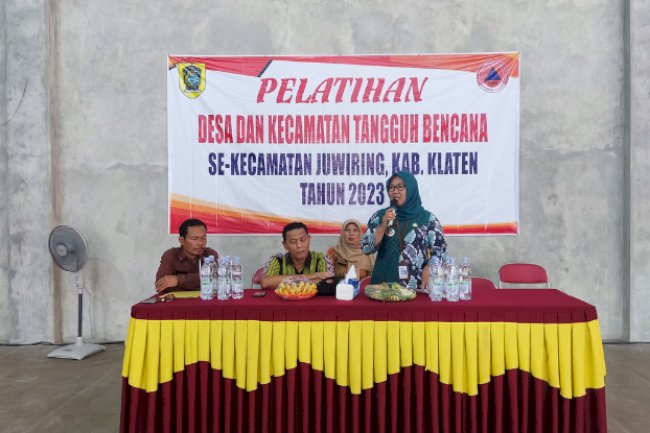 PELATIHAN DESA DAN KECAMATAN TANGGUH BENCANA