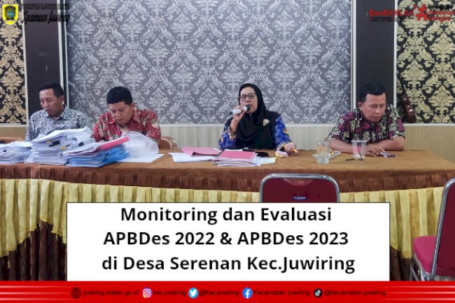 Monitoring dan Evaluasi APBDes 2022 dan APBDes 2023