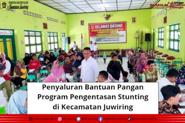 Penyaluran Bantuan Program Pengentasan Stunting