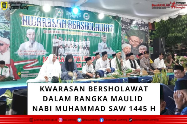 KWARASAN BERSHOLAWAT DALAM RANGKA MAULID  NABI MUHAMMAD SAW 1445 H