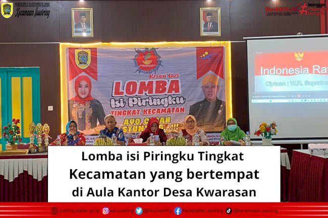 Lomba isi Piringku Tingkat Kecamatan
