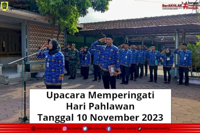 Upacara Memperingati Hari Pahlawan Tahun 2023