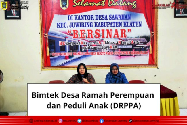 Bimtek Desa Ramah Perempuan dan Peduli Anak (DRPPA).