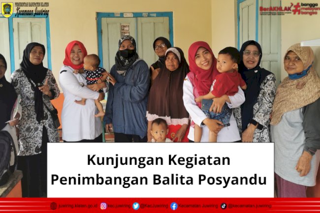 Kunjungan Kegiatan Penimbangan Balita Posyandu