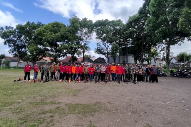 Apel Kesiap Siagaan Relawan dalam menghadapi musim Penghujan di Wilayah Kecamatan Juwiring.