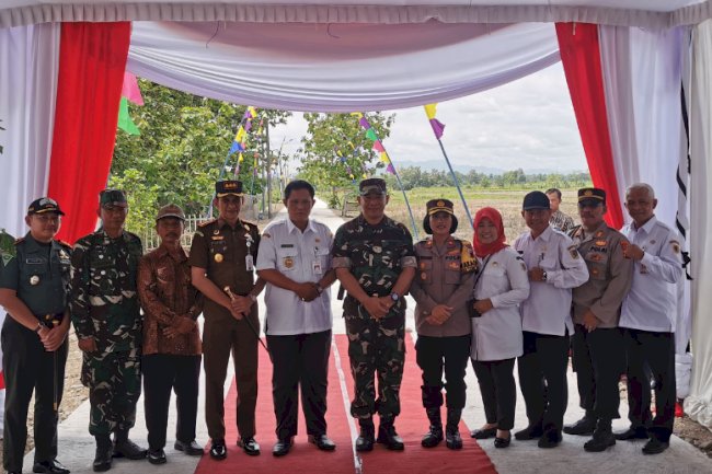 Upacara Penutupan Karya Bhakti Mandiri Klaten Bersinar (KBMKB) Ke-XX Tahun 2023 Desa Carikan Kecamatan Juwiring Kabupaten Klaten.