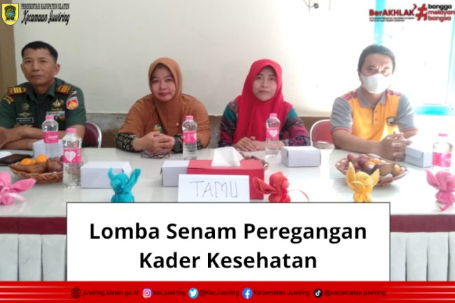 Lomba Senam Peregangan Kader Kesehatan