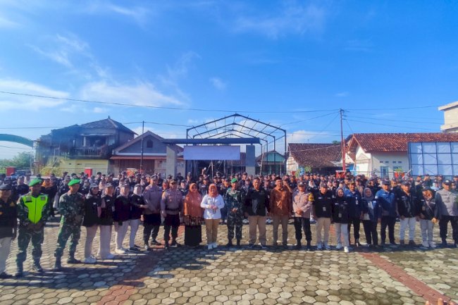 Menghadiri Undangan dari Panwascam Juwiring dalam Acara Apel Siaga Tahapan Pengawasan Pemilu 2024