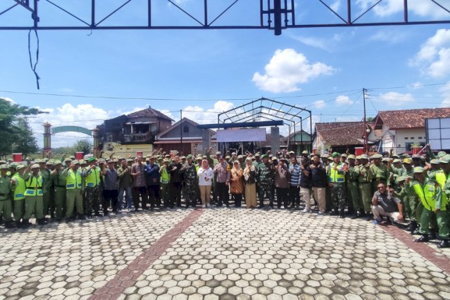 Apel Siaga Satlinmans se-Kecamatan Juwiring Persiapan Pemilu 2024