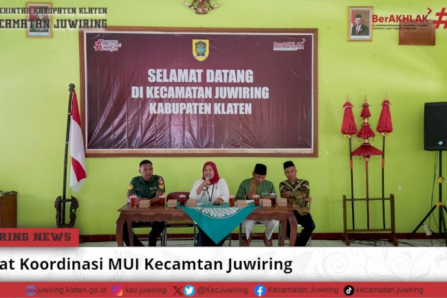 Rapat Koordinasi MUI Kecamatan Juwiring