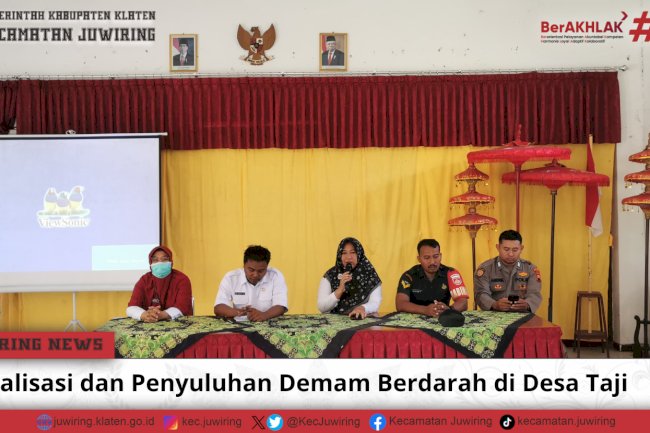 Sosialisasi dan Penyuluhan Demam Berdarah di Desa Taji
