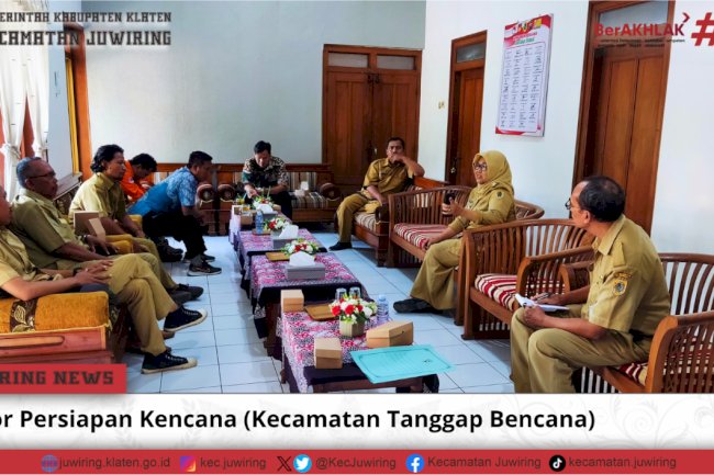 Rakor Persiapan Kencana (Kecamatan Tanggap Bencana)