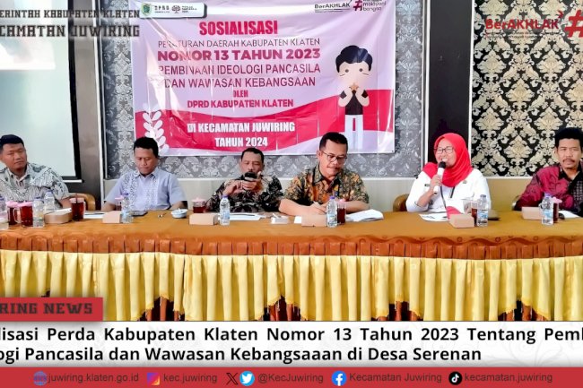 Sosialisasi Perda Kabupaten Klaten Nomor 13 Tahun 2023 di Desa Serenan