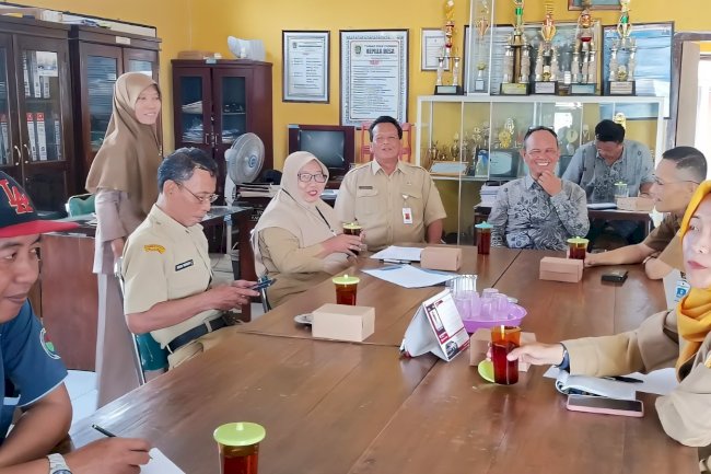 Kegiatan Monitoring dan Evaluasi Pelaksanaan APBDes 2023 dan 2024 Semester I di Desa Jaten Kecamatan Juwiring