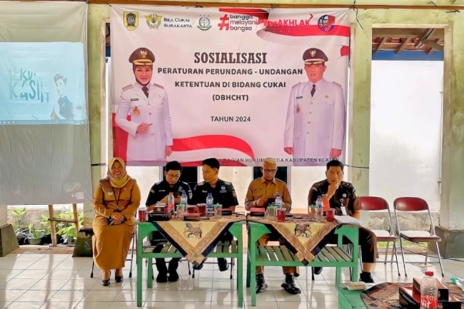 Sosialisasi Peraturan Perundang-Undangan Ketentuan di Bidang Cukai (DBHCHT)