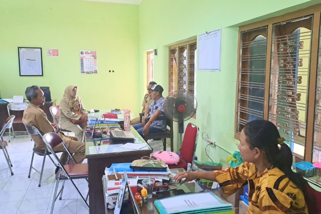 Kegiatan Monitoring dan Evaluasi Pelaksanaan APBDes 2023 dan 2024 Semester I di Desa Juwiring Kecamatan Juwiring