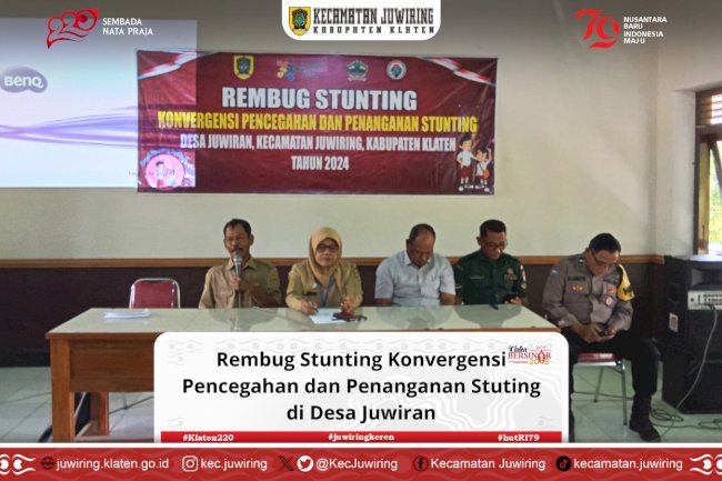 Rembug Stunting Konvergensi Pencegahan dan Penanganan Stuting di Desa Juwiran