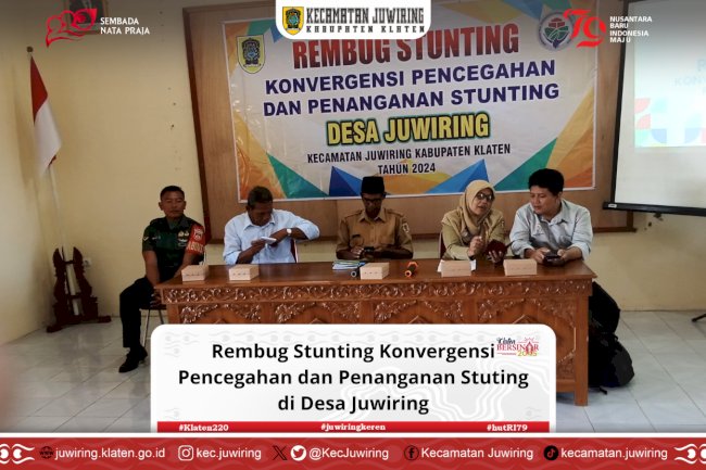 Rembug Stunting Konvergensi Pencegahan dan Penanganan Stuting di Desa Juwiring