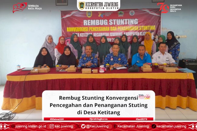 Rembug Stunting Konvergensi Pencegahan dan Penanganan Stuting di Desa Ketitang