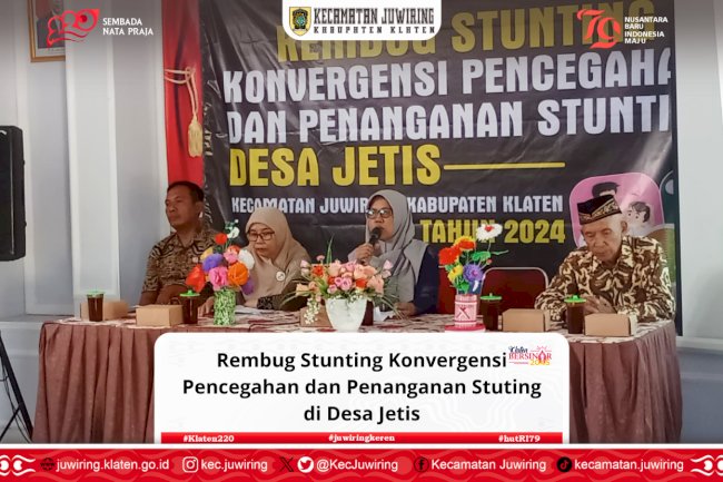 Rembug Stunting Konvergensi Pencegahan dan Penanganan Stuting di Desa Jetis
