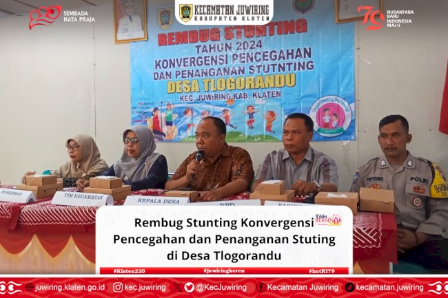 Rembug Stunting Konvergensi Pencegahan dan Penanganan Stuting di Desa Tlogorandu