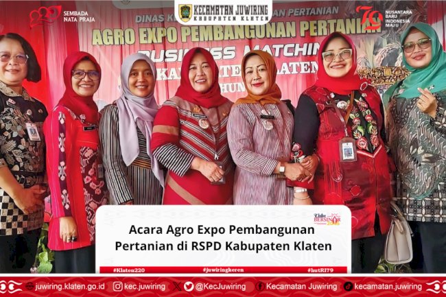 Acara Agro Expo Pembangunan Pertanian