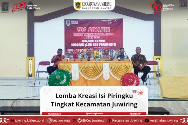 Lomba Kreasi Isi Pirngku Tingkat Kecamatan Juwiring Tahun 2024