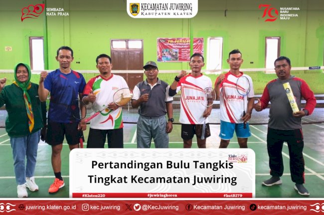 Pertandingan Bulu Tangkis Tingkat Kecamatan