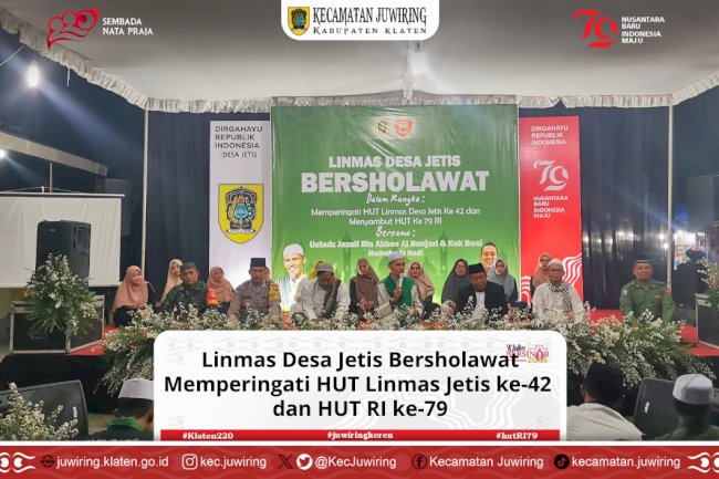 Peringatan HUT Linmas Desa Jetis ke-42 dan HUT RI ke-79
