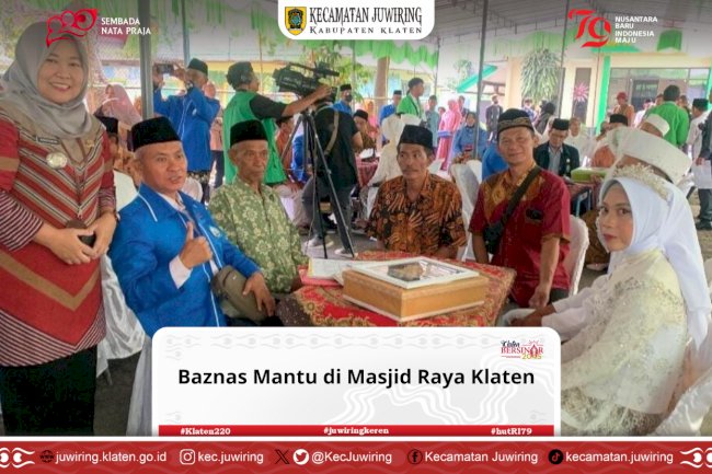 Baznas Mantu di Masjid Raya Klaten