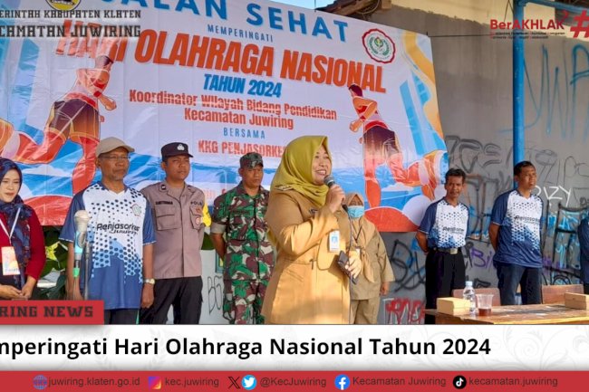 Memperngati Hari Olahraga Nasional Tahun 2024