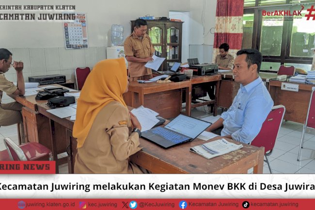 Monev BKK Desa Juwiran