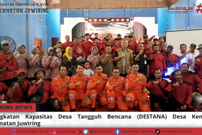 Peningkatan Kapasitas Desa Tangguh Bencana (DESTANA) Desa Kenaiban Kecamatan Juwiring
