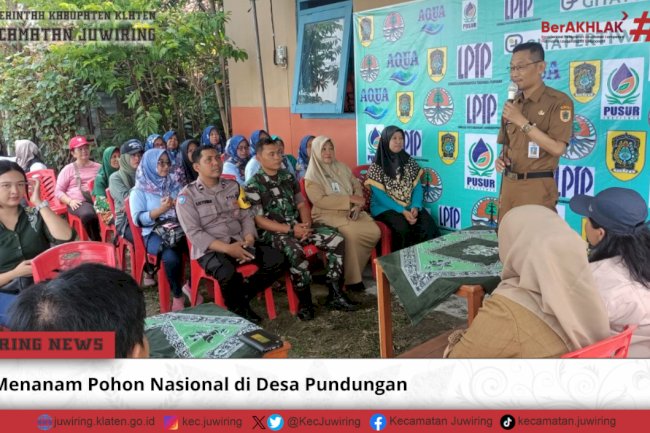 Hari Menanam Pohon Nasional di Desa Pundungan