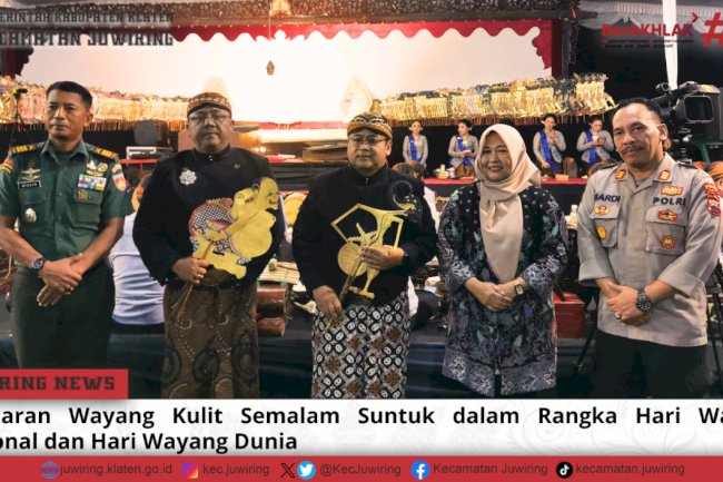 Pagelaran Wayang Kulit Semalam Suntuk dalam Rangka Hari Wayang Nasional dan Hari Wayang Dunia