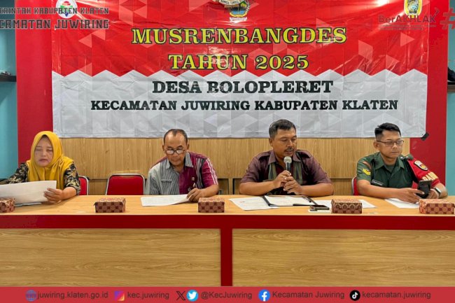 Musyawarah Perencanaan Pembangunan Desa (Musrenbangdes) Tahun 2026 yang diselenggarakan di 6 Desa