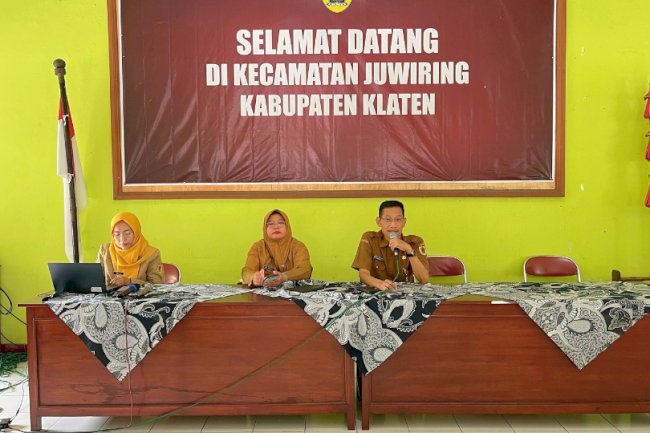 Rapat Koordinasi Pemenuhan Indikator Kabupaten Sehat Kecamatan Juwiring 2025