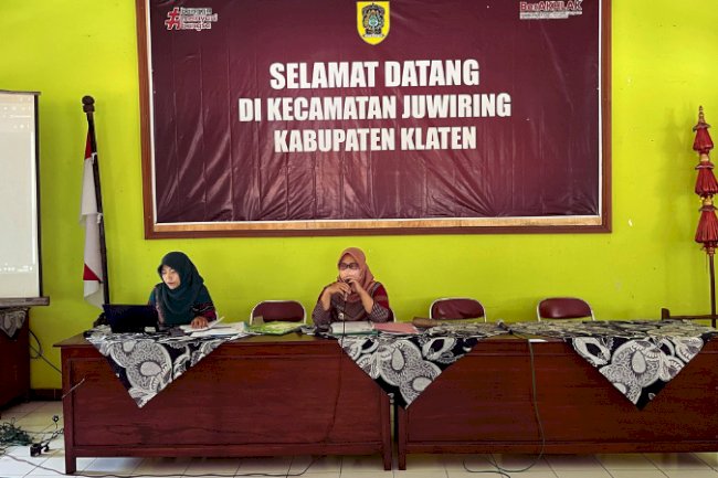 Rapat Koordinasi Pengisian SITIE KEDELAK Kecamatan Juwiring